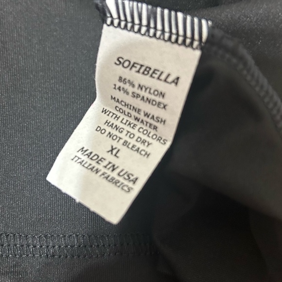 SOFIBELLA Women’s Black Skort Tennis Golf Active UPF 50 13” NWT Size XL - Picture 7 of 7